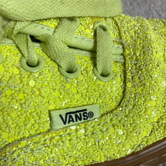 vans ice cream glitter Gatorade green Lace up skate shoes size 6 - Picture 4 of 8